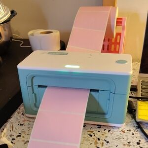 Mint Green Munbyn Thermal Label Printer.